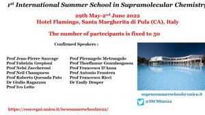 1st International Supramolecular Chemistry Summer School, Santa Margherita di Pula