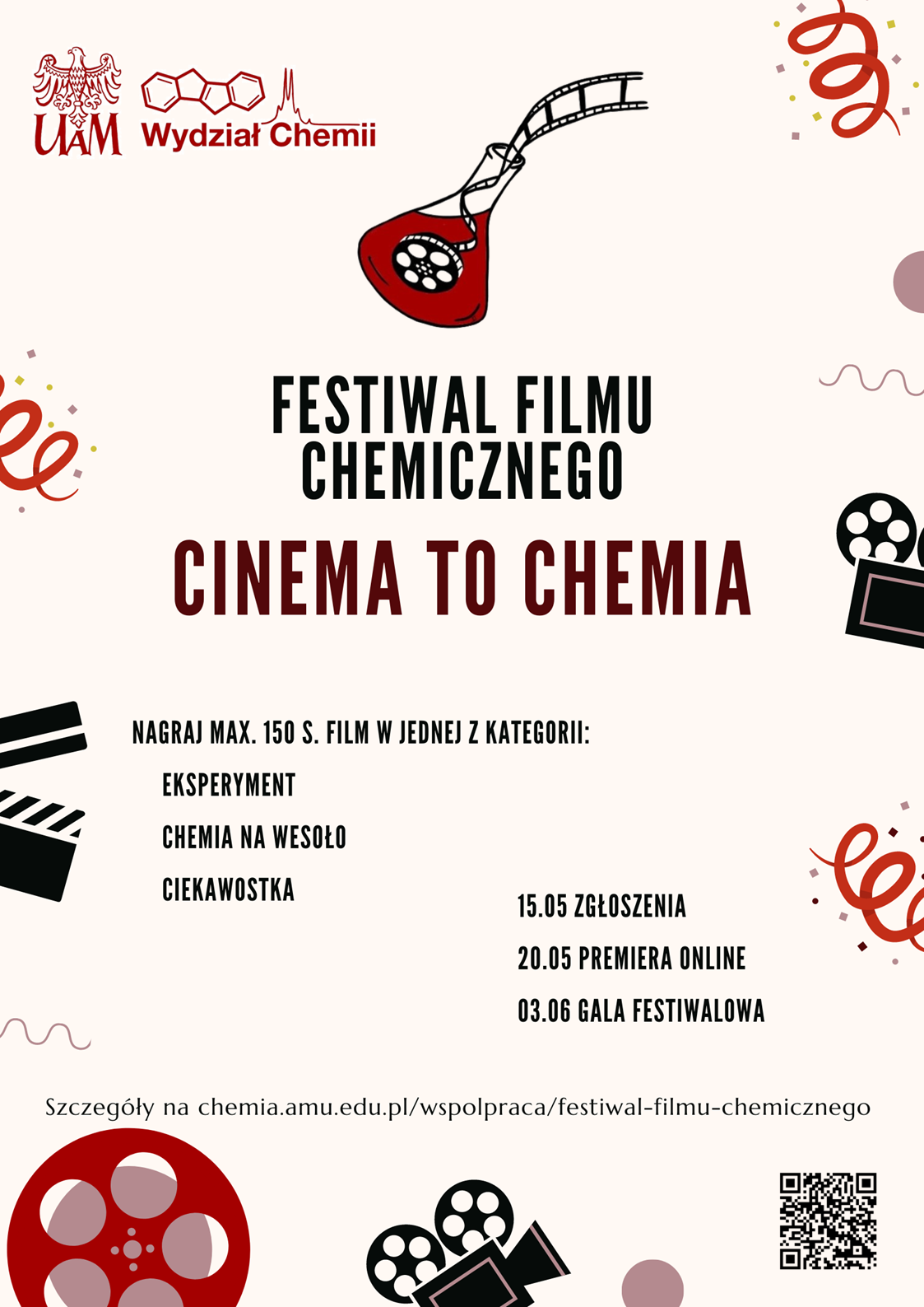 Plakat Festiwal Filmu Chemicznego