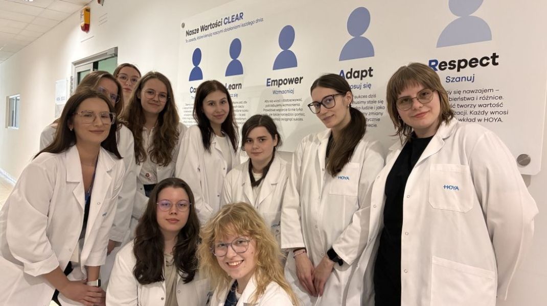 Wizyta studentów w HOYA