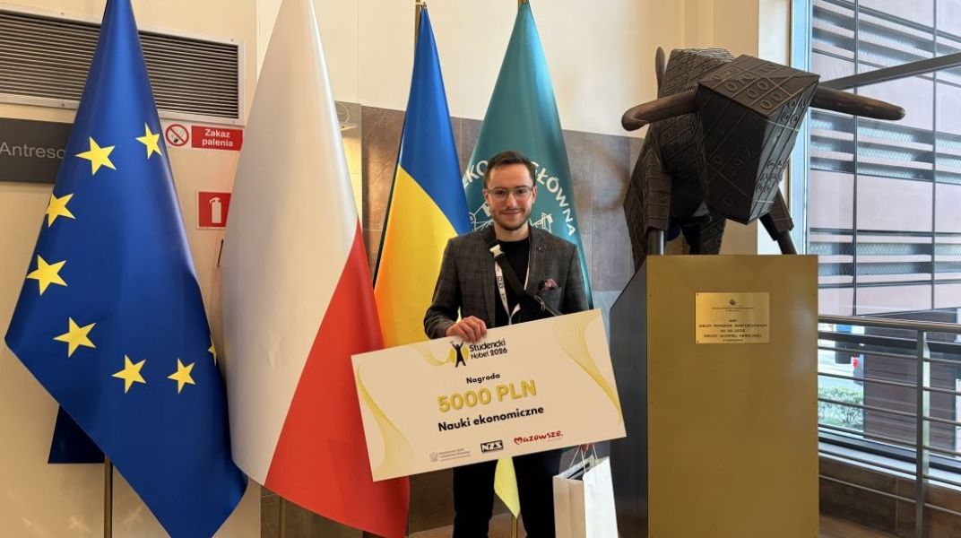 Student kierunku AiPD laureatem konkursu Studencki Nobel 2026