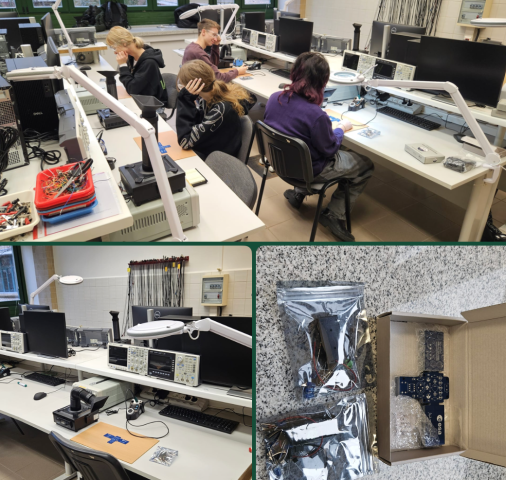 Zajęcia z lutowania w ramach programu „Klucz do kosmosu ESA”