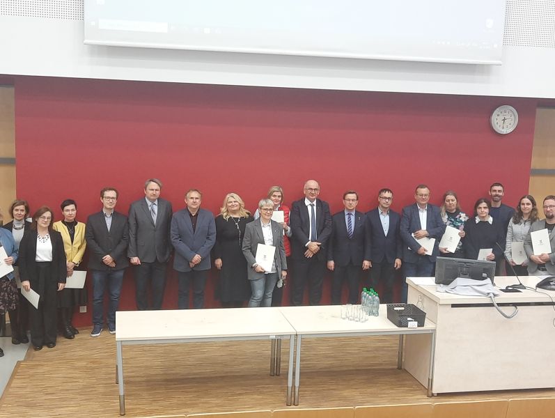 uroczystosć wręczenia dyplomów w konkursie SNŚ UAM