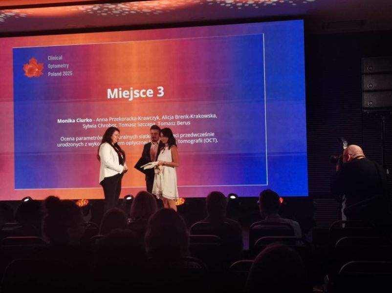ceremonia wręczenia nagród „Złote Skrzydła Optometrii i Optyki”