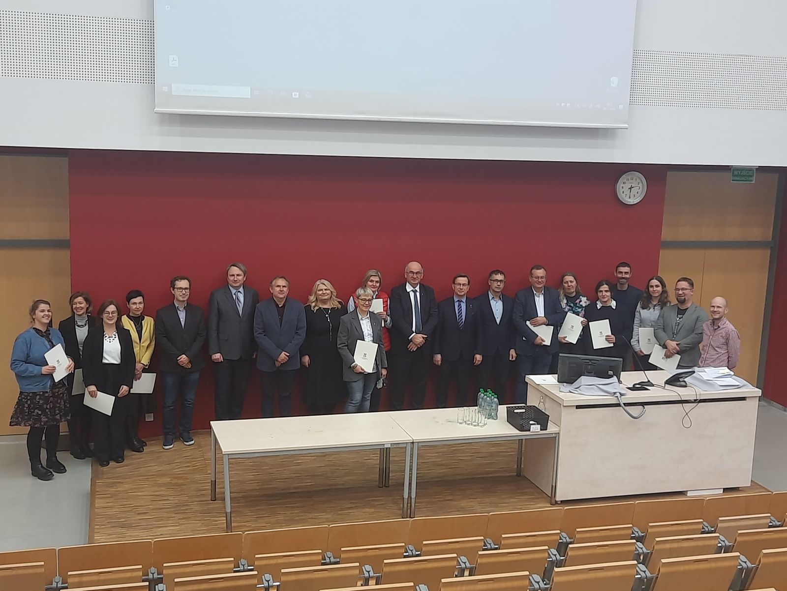 uroczyste wręczenie dyplomów w konkursie SNŚ UAM