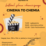 plakat graficzny promujący konkurs Cinema to Chemia