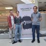 na zdjęciu trójka studentów WMI uczestniczacych w konkursie