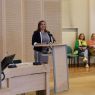 przedstawicielka UAM w trakcie wystąpienia na konferencji
