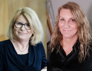 wspólne zdjęcie JM Rektor prof. B. Kaniewskiej i prof. A. Kryszczyńskiej