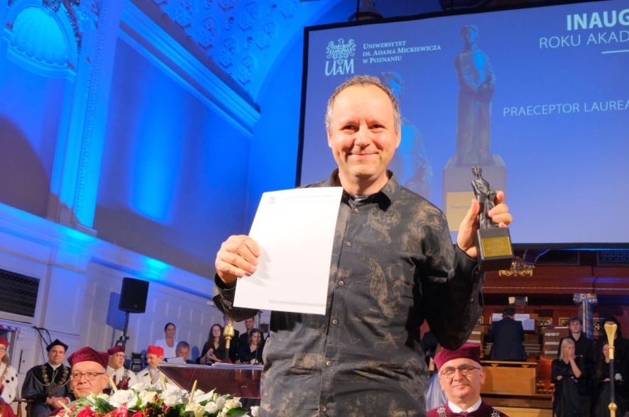 na zdjęciu laureat prof. B. Gierczyk