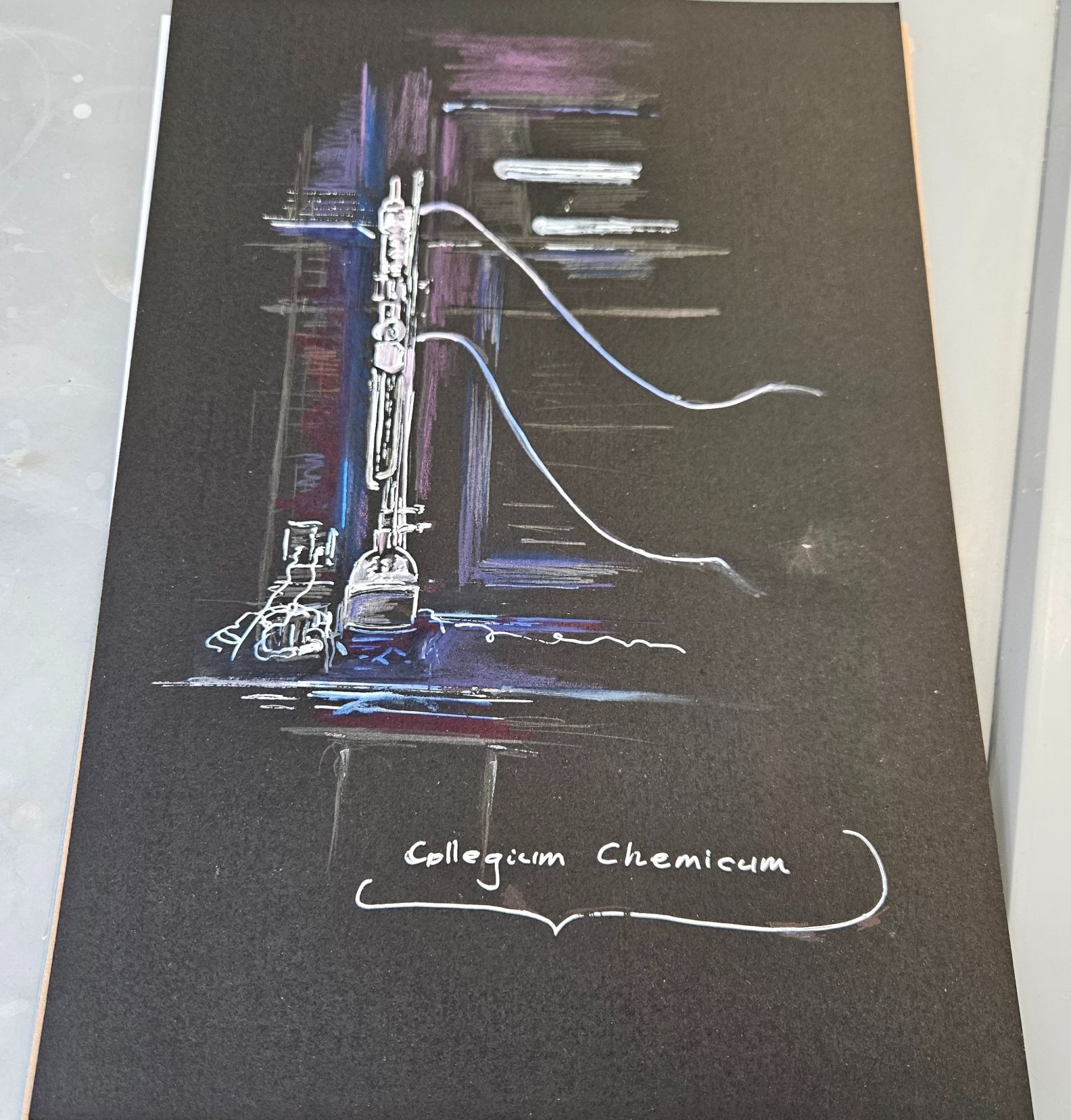 Wizyta grupy Urban Sketchers Poland na Wydziale Chemii