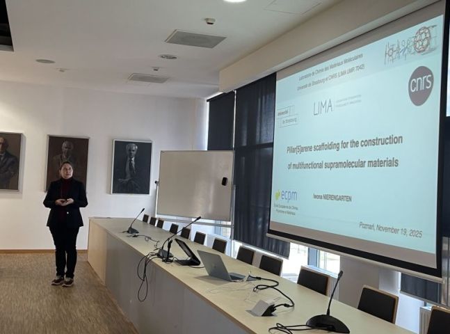 wykład dr Iwony Nierengarten z Uniwersytetu w Strasburgu