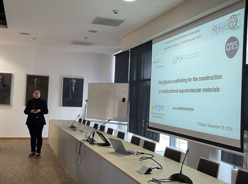 wykład dr Iwony Nierengarten z Uniwersytetu w Strasburgu