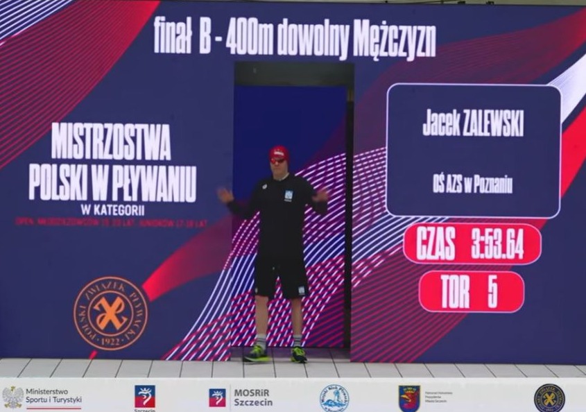 Sukcesy pływackie naszego studenta Jacka Zalewskiego