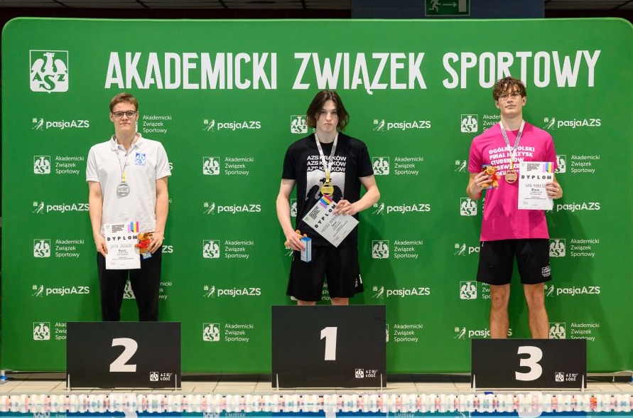 Sukcesy pływackie naszego studenta Jacka Zalewskiego