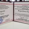dokument nadanego tytułu honorowego profesora uczelni w Kazachstanie