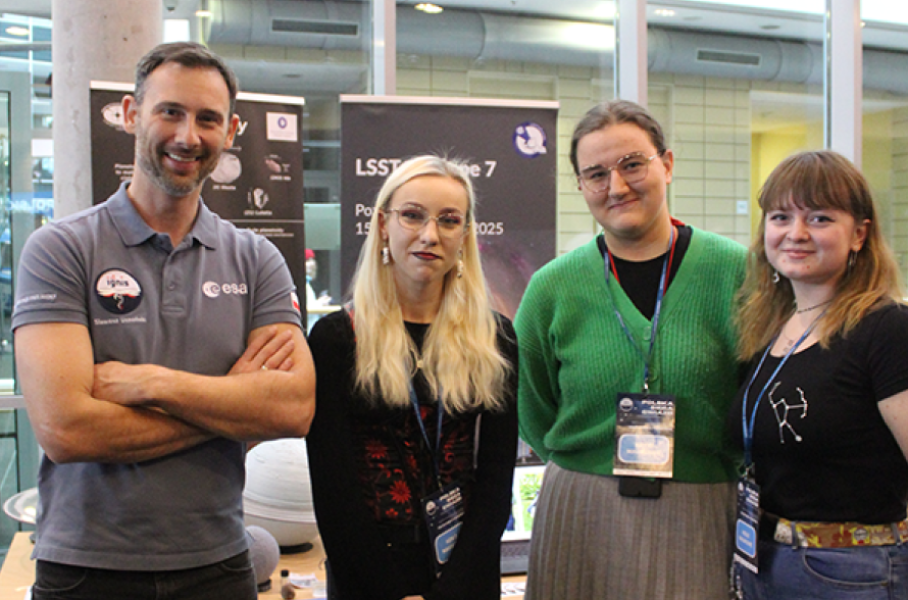 spotkanie z drugim polskim astronautą dr Sławoszem Uznańskim-Wiśniewskim