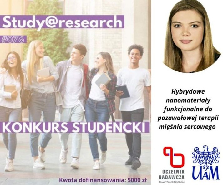 plakat konkursu studenckiego Study and reserch