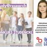 plakat konkursu studenckiego Study and reserch